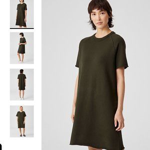 Eileen Fisher: Organic Cotton French Terry Dress